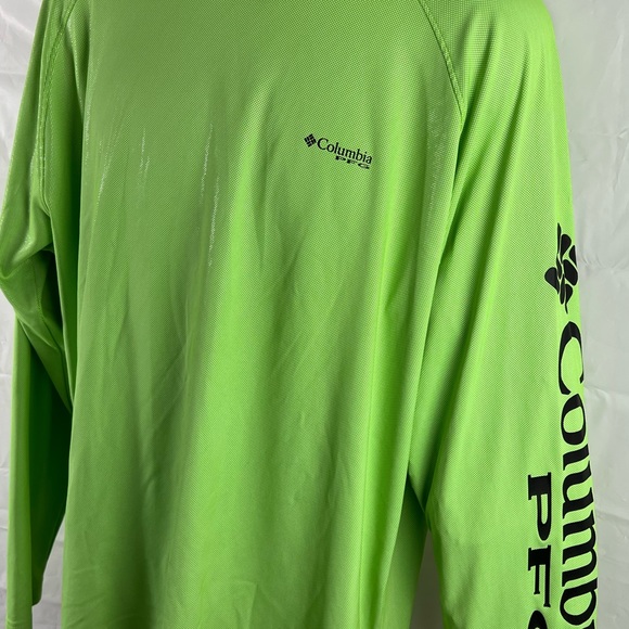 Columbia PFG men’s green long sleeve shirt size XL - Picture 3 of 6